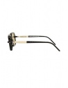 Kuboraum P2 black square glasses with light brown lenses P2 50-22 BYB brown1* price