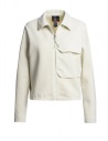 Parajumpers Jelka boxy jacket in chalk white buy online PWFLTZ32 JELKA MOSSY CHALK 0277