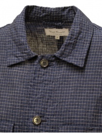 Vlas Blomme blusa a quadretti blu navy Vlas Blomme blusa a quadretti blu navy prezzo