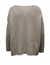 Evam Eva boxy pullover in cotone colore gregeshop online maglieria donna