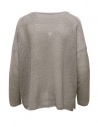 Evam Eva pullover traforato in seta grigio lontrashop online maglieria donna