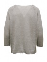 Evam Eva boxy maglia maniche a tre quarti grigiashop online maglieria donna