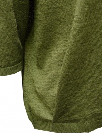 Ma'ry'ya Olive green three-quarter sleeve knit T-shirt price