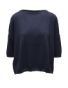 Ma'ry'ya three-quarter sleeves navy sweater in cotton buy online YSK030 NAVY B4