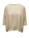 Ma'ry'ya beige cotton three-quarter sleeve sweater buy online YSK030 BEIGE B7