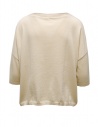 Ma'ry'ya T-shirt maniche a tre quarti in cotone beigeshop online t shirt donna