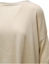 Ma'ry'ya T-shirt maniche a tre quarti in cotone beige Ma'ry'ya T-shirt maniche a tre quarti in cotone beige prezzo
