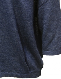 Ma'ry'ya T-shirt a maglia con maniche a tre quarti blu navy Ma'ry'ya T-shirt a maglia con maniche a tre quarti blu navy prezzo