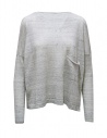 Ma'ry'ya maglia boxy in lino e cotone grigio melange acquista online YSK070 LTGREY F5