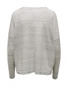 Ma'ry'ya maglia boxy in lino e cotone grigio melangeshop online maglieria donna