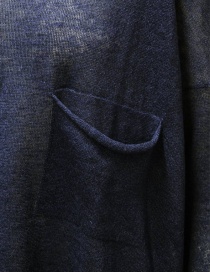 Ma'ry'ya navy blue linen and cotton boxy sweater price