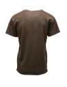 Label Under Construction T-shirt marrone con cucitura bordeauxshop online t shirt uomo