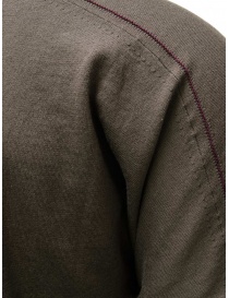 Label Under Construction brown T-Shirt with burgundy stitching Label Under Construction brown T-Shirt with burgundy stitching price