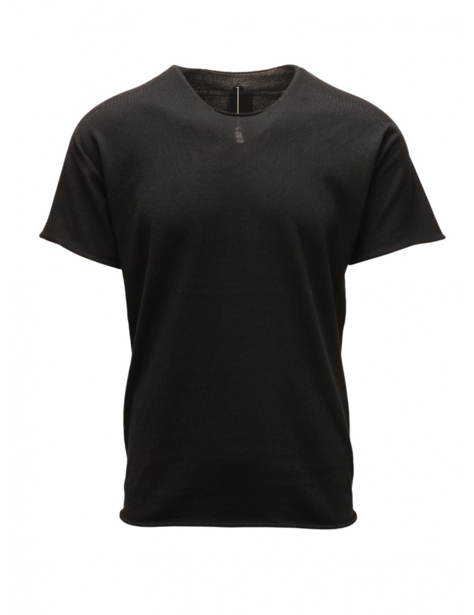 Label Under Construction black T-shirt with dark grey stitching 47YTS252 ZER3/1 BK Label Under Construction black T-shirt with dark grey stitching 47YTS252 ZER3/1 BK mens t shirts online shopping