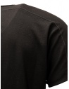 Label Under Construction T-shirt nera con cucitura grigio scuro 47YTS252 ZER3/1 BK prezzo