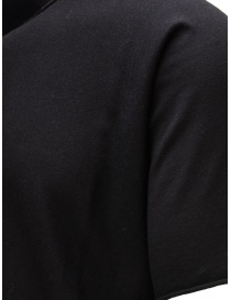 Label Under Construction black knit T-shirt in cotton for man Label Under Construction black knit T-shirt in cotton for man price
