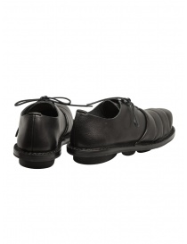Trippen Cumulus black leather quilted toe lace-up shoe price