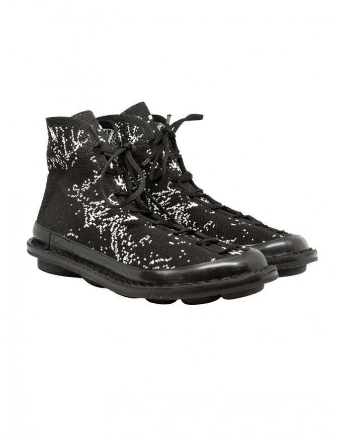 Trippen Relate sneakers in tessuto nero motivo black cloud RELATE F BLK-STR BLK-RUB BC Trippen Relate sneakers in tessuto nero motivo black cloud RELATE F BLK-STR BLK-RUB BC calzature donna online shopping