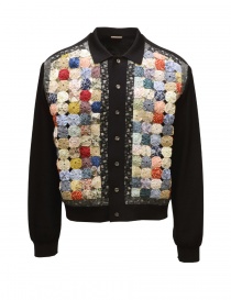 Kapital black Yo-Yo quilted cardigan online