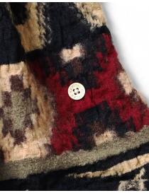 Kapital sciarpa Alaska Raven rossa nera beige prezzo