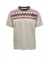 Kapital T-shirt Ringer grigia con stampa etnica acquista online K2509SC028 GRAY