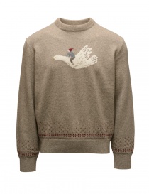 Kapital beige pullover with flying goose online