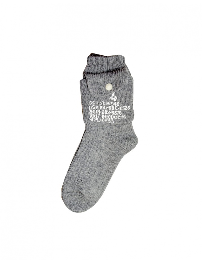 Kapital calzini grigi in lana con taschini K2510XS545 TOPGRAY Kapital calzini grigi in lana con taschini K2510XS545 TOPGRAY calzini online shopping