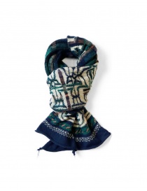 Kapital navy tartan scarf Kapital navy tartan scarf price