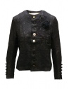 A Tentative Atelier black floral linen and silk jacket buy online A2626308B BLK99 MARGA R.
