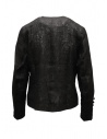 A Tentative Atelier giacca in lino e seta nera a fiorishop online giacche donna
