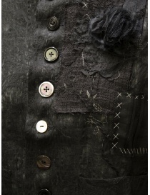 A Tentative Atelier black floral linen and silk jacket price