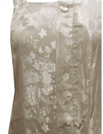 A Tentative Atelier tuta smanicata stile abito in tessuto jacquard ecru satinato abiti donna acquista online