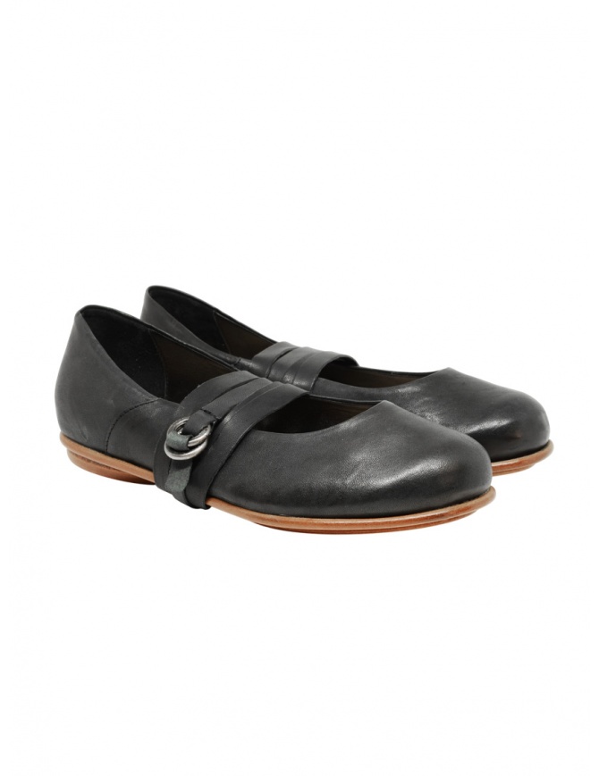 Tagliovivo Black ballerinas with roll-up strap BALLERINA CULATTA BLACK Tagliovivo Black ballerinas with roll-up strap BALLERINA CULATTA BLACK womens shoes online shopping