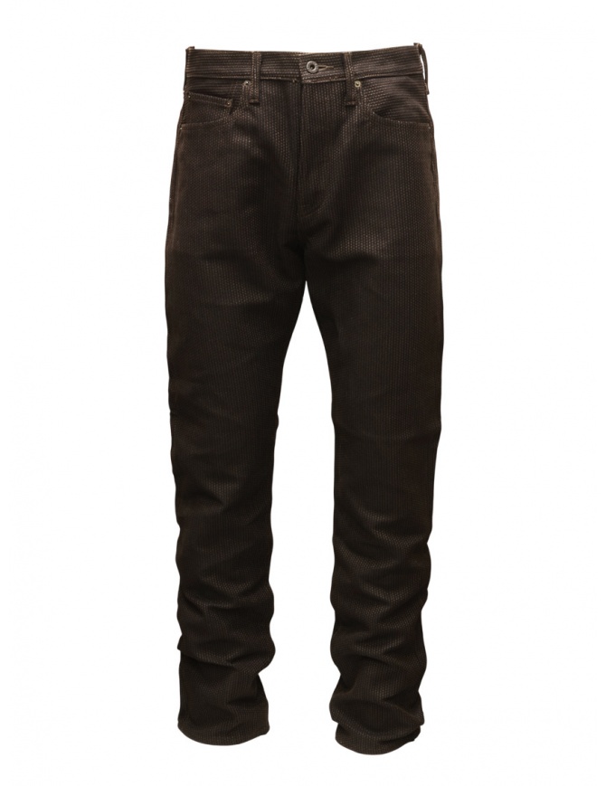 Kapital Century Denim N. 9+S marrone scuro KAP-305A N9S Kapital Century Denim N. 9+S marrone scuro KAP-305A N9S jeans uomo online shopping