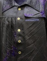 Commun's black jacquard shirt with purple details CS/SS26-C121A BLACK price