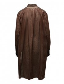 Commun's shirt dress in brown cotton and silk price