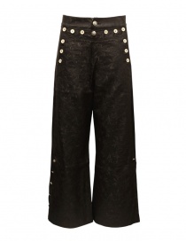 Commun's pantaloni a palazzo jacquard neri CSF/SS26-P137 BLACK Commun's pantaloni a palazzo jacquard neri CSF/SS26-P137 BLACK