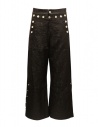 Commun's pantaloni a palazzo jacquard neri acquista online CSF/SS26-P137 BLACK