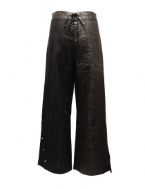 Commun's black jacquard palazzo pants Commun's black jacquard palazzo pants price