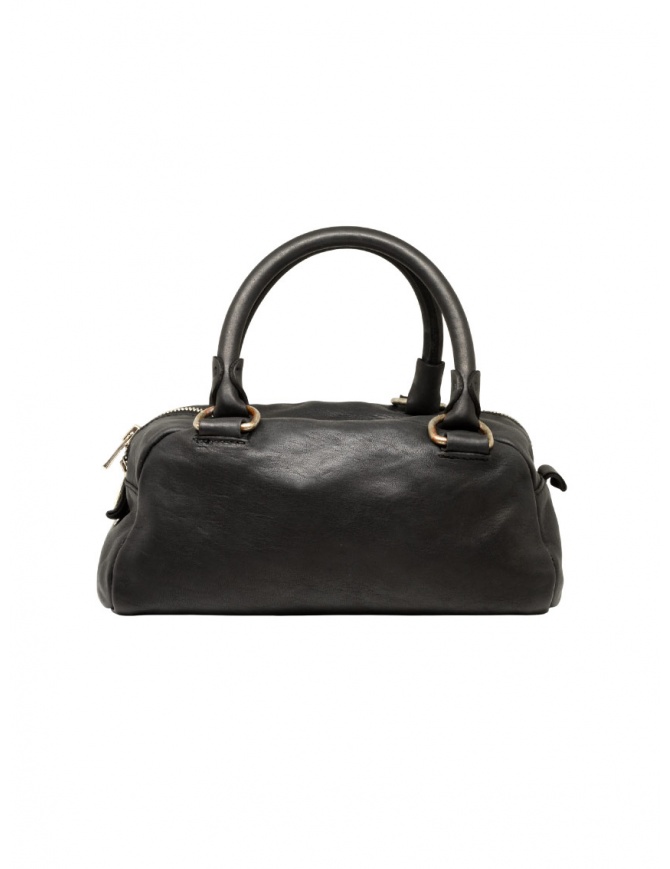 Guidi G02 black horsehide leather mini Boston bag GO02 SOFT HORSE FG BLKT Guidi G02 black horsehide leather mini Boston bag GO02 SOFT HORSE FG BLKT bags online shopping