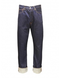 Mens jeans online: Cottle indigo slim straight-leg jeans