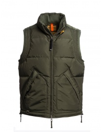 Parajumpers Kobuk olive green padded gilet online
