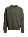 Parajumpers Fergus felpa verde militare con scritta bianca acquista online PMFLRE01 FERGUS ROSEMARY 0356
