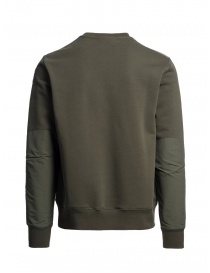 Parajumpers Fergus army green sweatshirt with white lettering Parajumpers Fergus army green sweatshirt with white lettering price