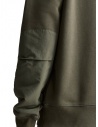 Parajumpers Fergus felpa verde militare con scritta bianca PMFLRE01 FERGUS ROSEMARY 0356 acquista online