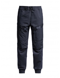 Parajumpers Elgol navy blue fleece and nylon pants online