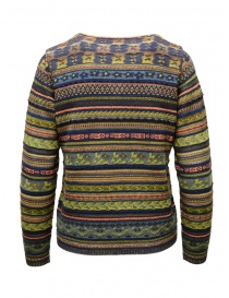 M.&Kyoko pullover a righe multicolore in lana e seta