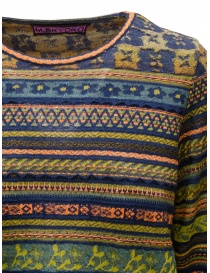 M.&Kyoko multicolored striped sweater in wool and silk price