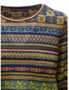 M.&Kyoko pullover a righe multicolore in lana e seta BFA01401WA D-BLUE 53 prezzo