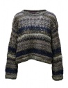 M.& Kyoko black grey and gold multicolored pullover buy online BFA27407WA BLACK 81